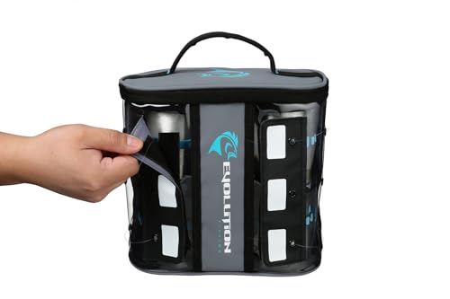 Evolution Fishing Linemaster Bulk Spool Bag – Fits 4 Line Spools, Line Wranglers Included, Tarpaulin Storage Case, Grommet Spooling System