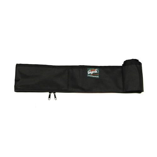 Full-Enclosure Fishing Rod Sleeve Bag Cover Sock Protector. Fits Conventional & Spinning Rods. Made in USA - color: Black, size: 6' feet (72 inches long), style: 8 inches in circumference