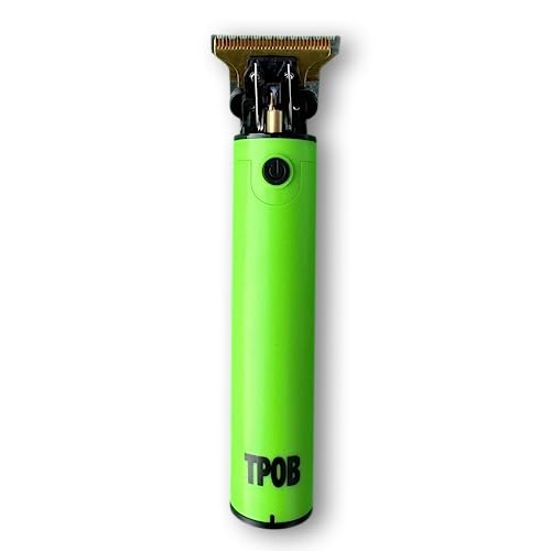 TPOB Ghost Beard Trimmer Hair Clippers for Men, Professional Hair Trimmer Zero Gapped T-Blade Trimmer Cordless Rechargeable Edgers Clippers Electric Beard Trimmer Shaver (Ghost Slime) - color: Ghost Slime