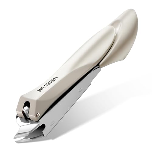 MR.GREEN Slanted Edge Nail Cutting Clippers Cuticle Nippers Tool Stainless Steel Dead Skin Oblique Tip Trimmer Manicure Scissors (Mr-1115 (Large)) - color: Mr-1115