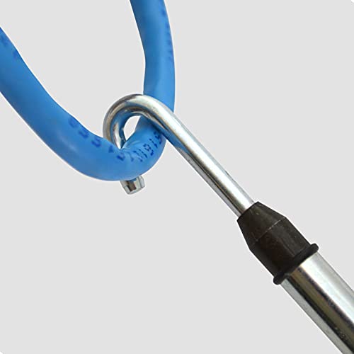 Jameson Glow Fish Rod Kit, 1/4 in x 12 ft – Non-Conductive Fiberglass Glow Rod for Running Wires through Ceilings, Walls, Floors, Attics – Includes Bullet Nose with Eyelet, Hook, and Storage Tube