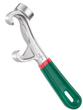 Upgraded Bucket Opener Tool 5 Gallon, 8.5 Inch Aluminum Paint Bucket Lid Opener Wrench with Non-slip Rubber Handle Grip, Metal Can Opener Lid Pail Remover Tool for Home Industrial - size: 1 PCS