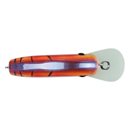 Strike King Chick Magnet Jr. Crankbait Fishing Lure, 1/4 oz, Dives 4-6 Feet, Premium Hooks - color: Blue Rock Craw