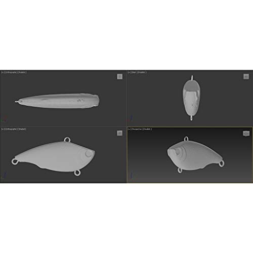 Blank Unpainted Minnow Crankbait Topwater Lipless Jerkbait Fishing Lures - color: UPL540