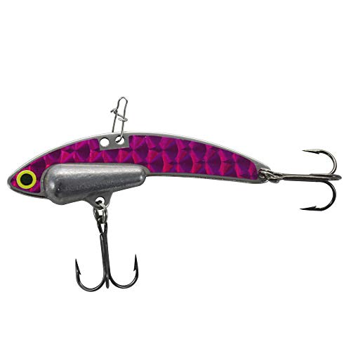 SteelShad - Heavy Series 1/2 oz. Bass Fishing Lures - Lipless Crankbait for Freshwater Fishing - Perfect for Smallmouth & Largemouth Bass, Walleye, Pike & Trout - Heavy Series - color: Purple