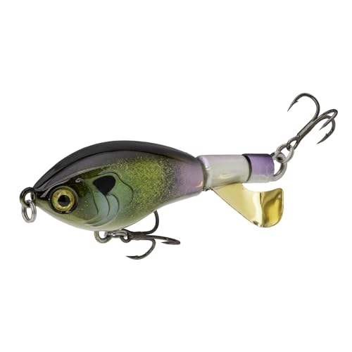 Strike King Bitsy Chickin Fishing Lure, Topwater Plopper, 2 1/2-Inches, 1/4-Ounce - color: The Real Gill