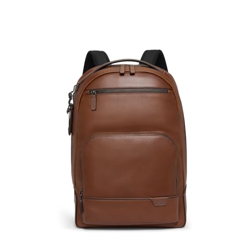 TUMI Harrison Warren Backpack - 15-Inch Laptop Backpack - Stylish Women's & Men's Backpack for Travel & Business - Cognac Leather - color: Cognac