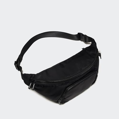 Pander Everywhere Belt Bag Crossbody Fanny Pack with Mesh Pockets and Adjustable Strap, 6L / Black - color: Black, size: 6L (104cm Strap)