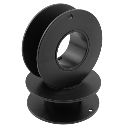 Xhziy 55mm Plastic Spool Empty Plastic Spool Chain Spool Suitable for Winding All Kinds of Rope 12pcs