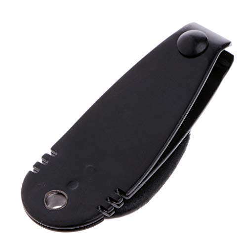 Multi Function Stainless Steel Fishing Line Nipper r Cutter Fish Tool Black - color: Black