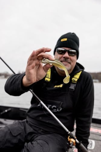 Strike King Final Copy Weedless Fishing Lure, Pre-Rigged Soft Plastic Swimbait - color: Crystal Shad, size: 6"