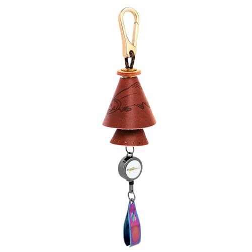 Fishing Decor Backpack Car Hanging Charm, Hanging Fish Chime,Handicraft Gift for Fishing Enthusiasts Multi-Functional Lure Gear - style: Copper