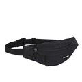 Ultra-light Crossbody Fanny Pack for Women Men Waist Belt Bag with 3 Zippered Pockets for Hiking, Running, Cycling, Outing (Classic Black) - color: Classic Black