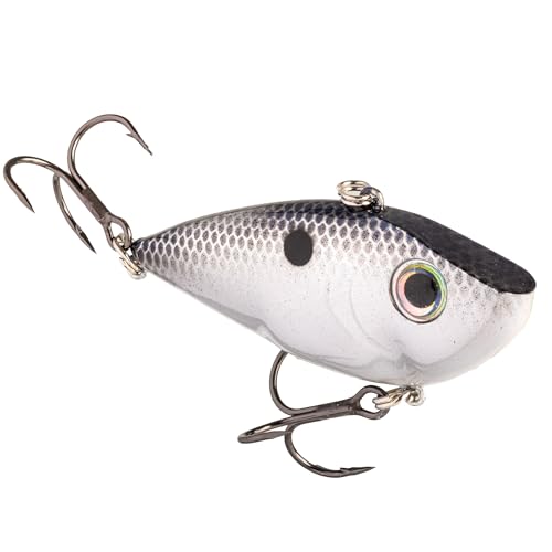 Strike King Red Eyed Shad Lipless Hard Bait - color: 401 - Smokey Chrome / Blue
