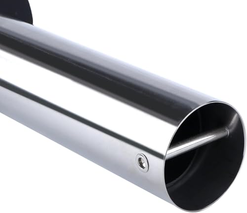2 Pack Fishing Rod Holders for Boat, 316 Stainless Steel, 3 Angles (15°/30°/90°) Flush Mount, Heavy Duty Saltwater Corrosion Resistant with Thickened Nylon Nesting & Stopper Pin - style: 15 Degree