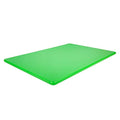 Commercial Grade Green Cutting Board - 18 x 12 Inch 1/2" Thick HDPE Dishwasher Safe for Salad, Vegetables, Fruit, Large Size - color: Green