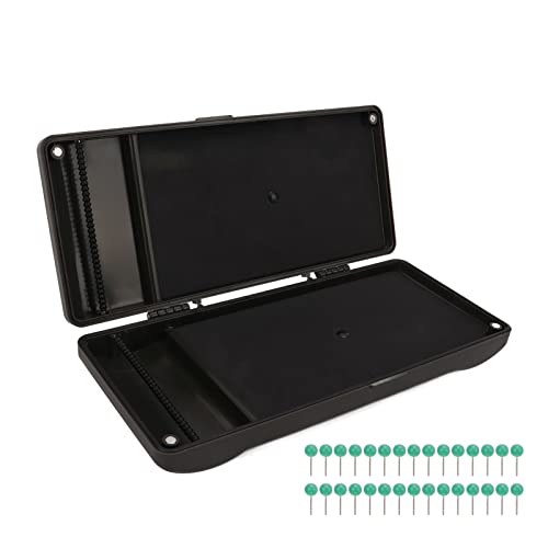 Topyond Carp Fishing Tackle Box with 2 Layer, Carp Fishing Storage Box, Portable Fishing Line Box, Tackle Box Organizers and Storage for Fishing Line Hook Equipment