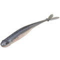 Strike King Spotlight Split Minnow Fishing Lure, Soft Plastic Jerkbait, 8-Pack - color: Pro Blue Red Pearl, size: 4"