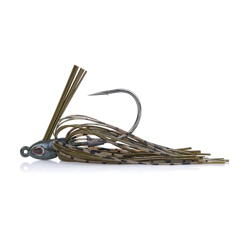 Berkley Swim Fishing Jigs - color: Blue Craw, size: 3/8 oz - 4/0 Hook Size