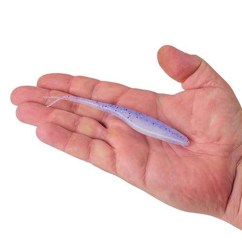 Berkley Gulp! Saltwater Jerk Shad Fishing Soft Bait - color: Violet Haze Fleck, size: 5"