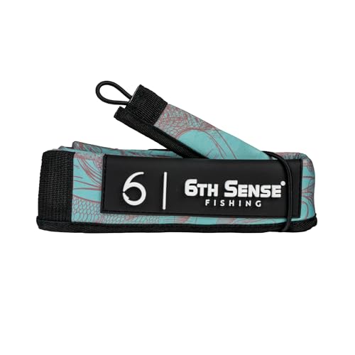 6th Sense ProSix Rod Sleeve – Hook-Resistant Neoprene Covers for Superior Durability, Color-Coded Rod Storage or Organization, Floating Material (Inshore Tropics, Baitcasting) - color: Inshore - Tropics, style: Baitcasting