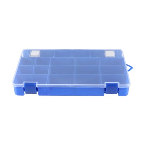 Shakespeare Tacklebox Fishing Tackle Storage, Blue Swirl, 4-Pack, Customizable, Dual-Latching System, Built-In Rod Holder, Compact, Lightweight - style: 4pk Blue Swirl