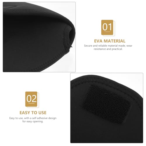 Baitcaster Reel Protective Bag Small Fishing Reel Sleeve Cover Portable Fishing Tackle Storage Pouch for Outdoor Anglers