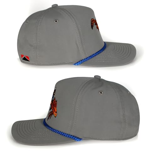 Paramount Outdoors Fly Fishing Hat Series Comfort Snap Snapback Cap for Men - color: Steamer Rodeo