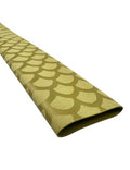 Accering Fishscale Pattern Heat Wrap Tubing Fishing Rod Grip Shrink Wrap Skid Resistant for Kitchen Supplies Knife Handle (φ35mm, L3.3ft, Brown Gold) - color: BrownGold, size: φ35mm, L3.3ft