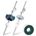 2 Pack Lavatory Pop Up Center Piece Assembly,Pop Up Drain Repair Kit,Fits Most Popular Brands,Replacement for PS2673,PS469 and PSB327,Replacement Bathroom Sink Pivot Rod,18MM&15MM Ball, Chrome - size: 18MM Ball + 15MM Ball Kit 2 Set