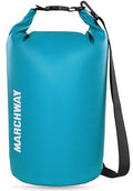 MARCHWAY Floating Waterproof Dry Bag Backpack 5L/10L/20L/30L/40L, Roll Top Sack Keeps Gear Dry for Kayaking, Rafting, Boating, Swimming, Camping, Hiking, Beach, Fishing - color: Teal, size: 5L