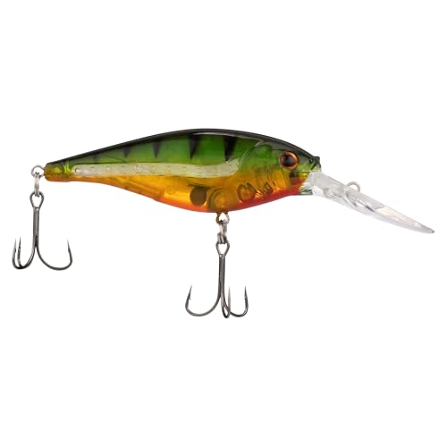 Berkley Scented Flicker Shad Fishing Hard Bait - color: Flashy Perch Pro Pack, size: 5/16 oz, 2.75"
