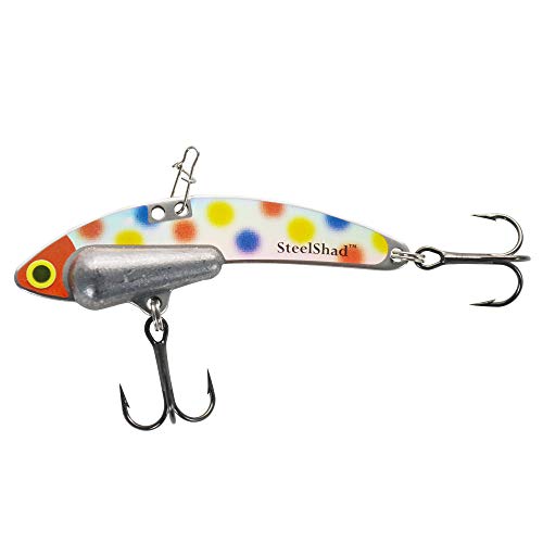 SteelShad - Heavy Series 1/2 oz. Bass Fishing Lures - Lipless Crankbait for Freshwater Fishing - Perfect for Smallmouth & Largemouth Bass, Walleye, Pike & Trout - Heavy Series - color: Wonder Bread