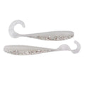 A.M. Fishing Curly Tail Jerkshad 4 Inch Soft Baits Garlic Infused,– 8 Pack – Saltwater & Freshwater Fishing Lures for Bass, Redfish, Snook, and Trout - color: Mansfield Magic