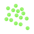 PATIKIL Glow Fishing Beads Plastic Round Rubber Luminous Fishing Bait Eggs Rig Bead Tackle Lures Accessories with Box - color: Green, size: 10mm