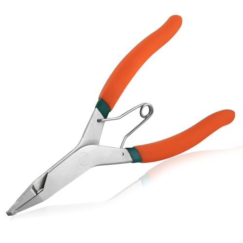 SPEEDWOX 9 inch Angle Tip Lock Ring Pliers with Hole Special Circlip Plier Angle Tip Retaining Ring Pliers Snap Ring Pliers Ring Removal Tool C-clip for Removing Installing Gearshift Locking Rings - style: 9 inch with Hole