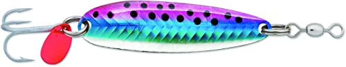 Luhr Jensen Krocodile Spoon w/Treble Hook - style: Rainbow Trout, 1/4 Oz - 2 1/8 Inch