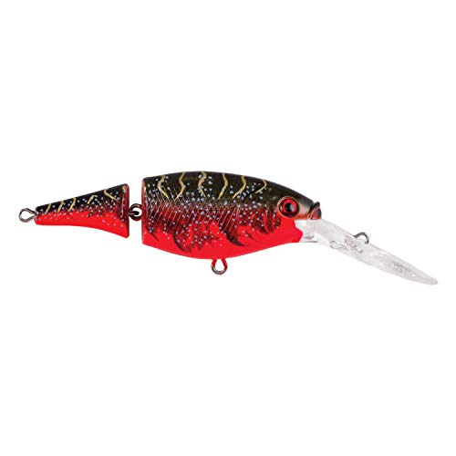 Berkley Flicker Shad Jointed Fishing Hard Bait - color: Red Tiger, size: 2 in - 1/5 oz