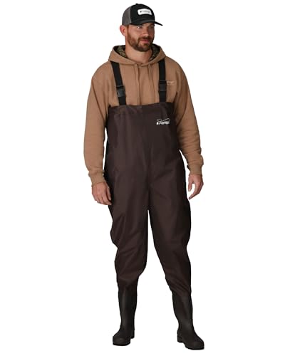 FROGG TOGGS Men's Rana II PVC Waterproof Fishing Bootfoot Chest Wader for Fishing, Felt - color: Felt, size: 10