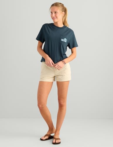 HUK Womens Short Sleeve Performance Tee, Fishing T-Shirt for Women - color: Huk Local - Sea Storm, size: Small