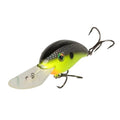 Strike King (HC3XDE-432) 3XD Elite Fishing Lure, Deep Diving Crankbait, 2-Inches, 7/16-Ounce, Dives to 10-Feet, Rattle Chambers, Size 4 Mustad Triple Grip Hooks, Chartreuse Baitfish