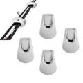 MIUPOO Fishing Pole Binding Clip, Fishing Rod Fixed Accessories, Portable Takedown Fishing Pole Clip, Suitable of Various Sizes Poles, 4 Pieces.