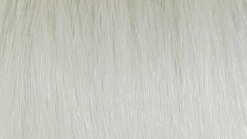Hareline Fly Tying Extra Select Craft Fur – Premium Synthetic Fur for Streamers & Saltwater Flies - color: White