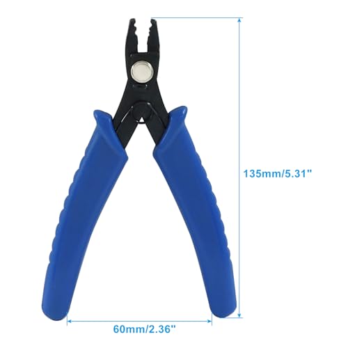 Bead Crimping Pliers, Blue | Jewelry Crimper Tool, For Jewelry Beads, DIY Craft - color: Blue, size: Bead Crimping Pliers