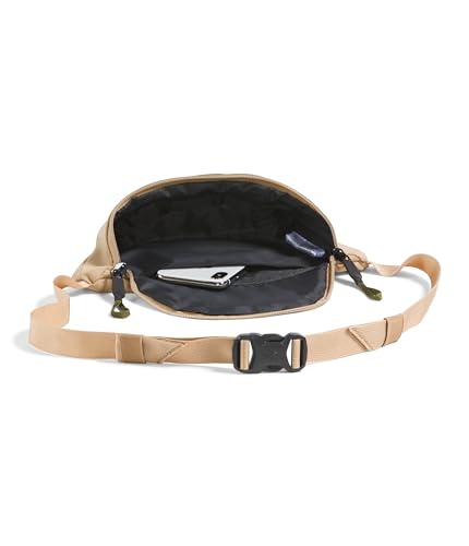 THE NORTH FACE Jester Lumbar Pack | Fanny Pack With Water Repellent Finish, 2.2 Liters, Crossbody Adjustable Strap - color: Khaki Stone/Forest Olive