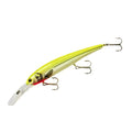 Bandit Lures 4 3/4-Inch Slender Minnow Jerkbait Trolls Up to 27 Feet Deep, Universal Color Patterns, 1 Piece - color: Pearl Chartreuse Back, size: 4 3/4", 5/8 oz