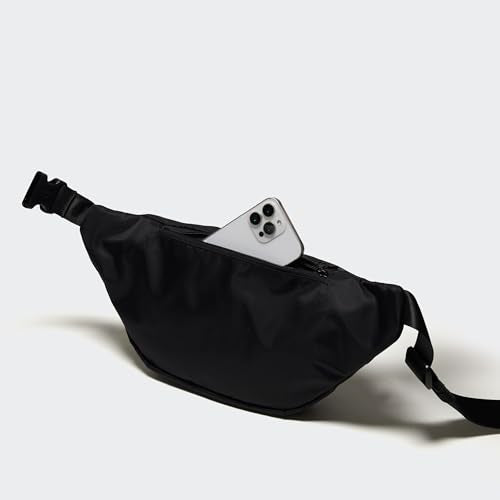 Pander Everywhere Belt Bag Crossbody Fanny Pack with Mesh Pockets and Adjustable Strap, 6L / Black - color: Black, size: 6L (104cm Strap)