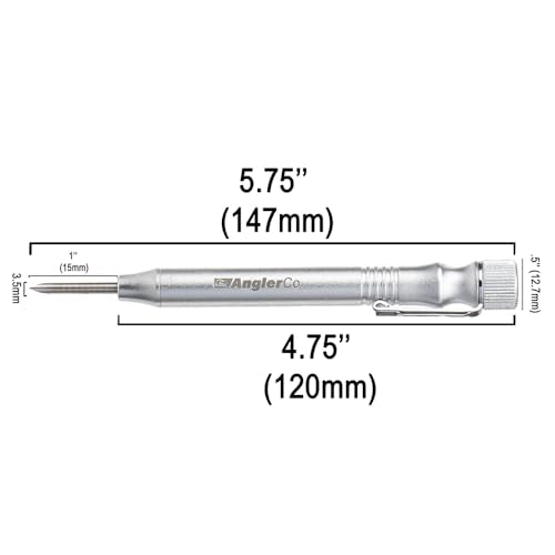 Retractable Fish Venting Tool with Pocket Clip – Durable Barotrauma Release Tool for Saltwater Fishing