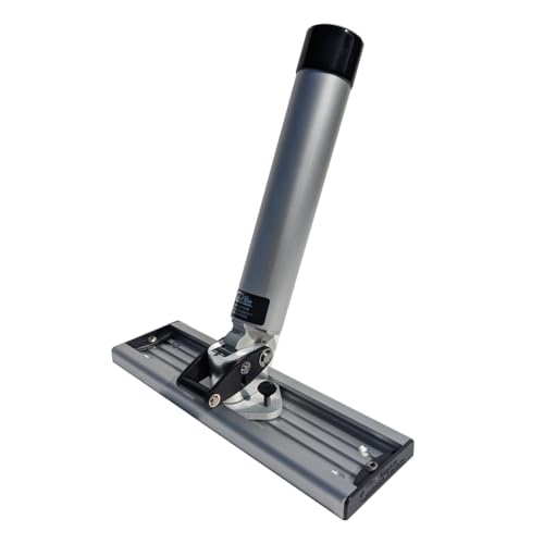 Bert's Custom Tackle Adjustable Rod Holder, Made in The USA - color: Satin