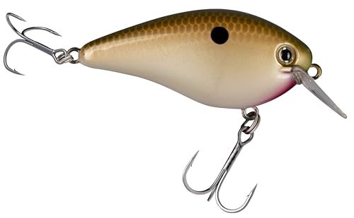 Strike King KVD 1.5 Hard Knock Fishing Lure, 3/8 oz, 3D Lifelike Eyes - color: Tennessee Shad, size: 3/8oz